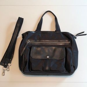Cole Haan black work bag / laptop bag shoulder